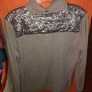 Vineyard Vines Silver Sequin Shep Shirt